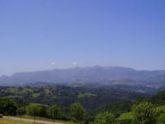 Vistas de los Picos de Europa desde Casa Rural El Andrinal